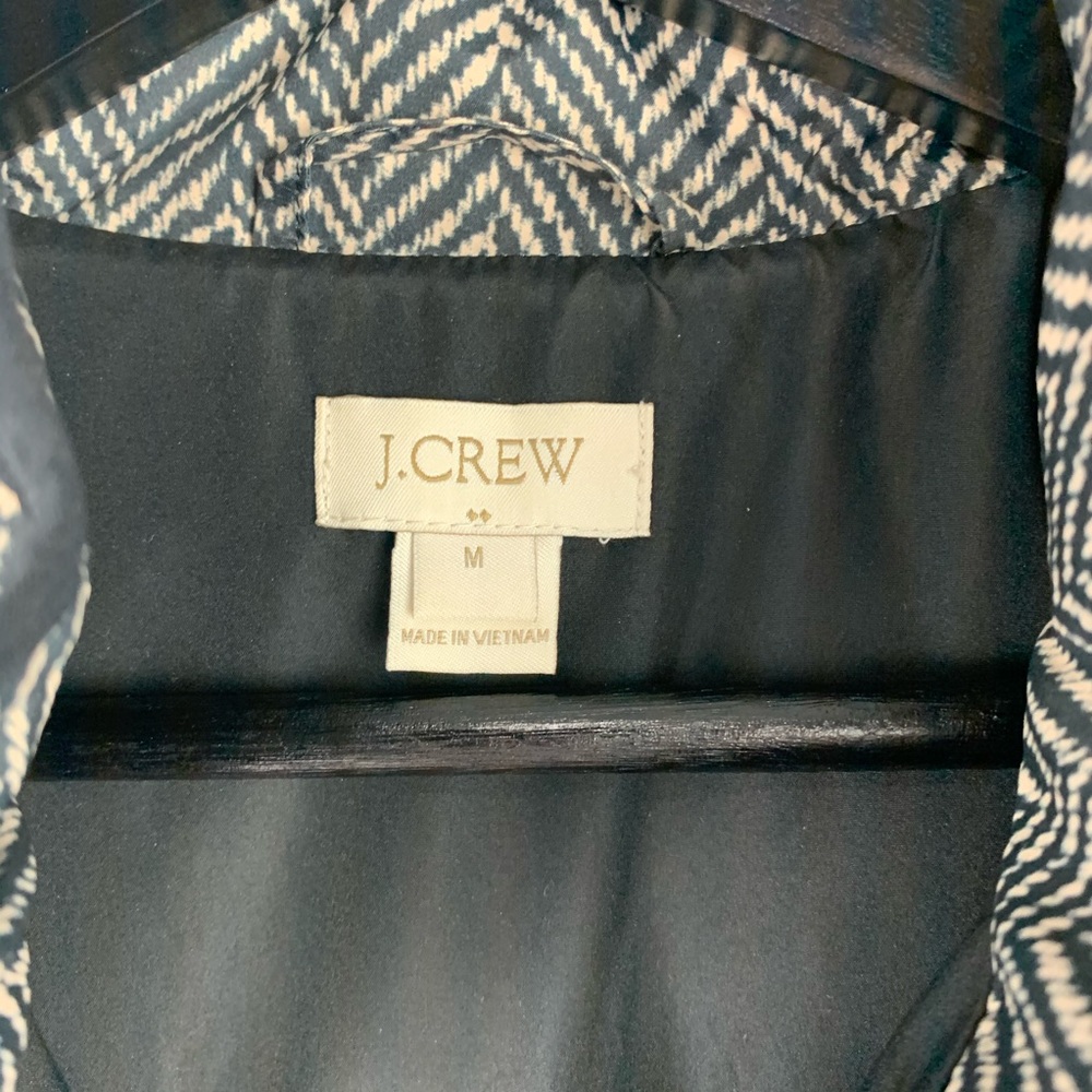 J. Crew Excursion Herringbone Vest Down Quilted M - image 2